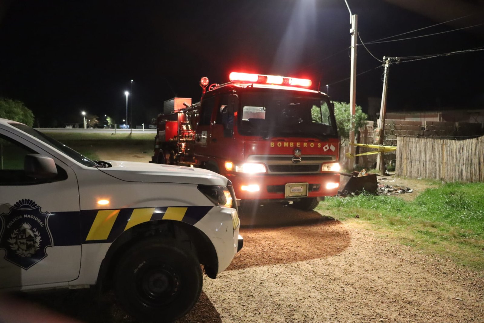 Incendio en una Vivienda de Ciudad  del Plata