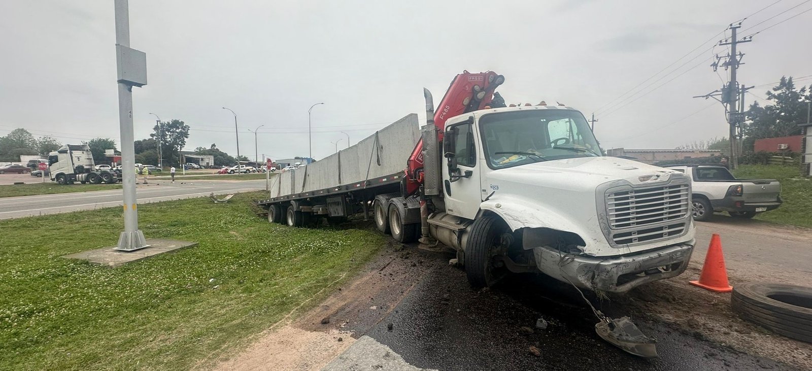 Accidente en Ruta 5 y Camino Fauquet con varios vehículos involucrados